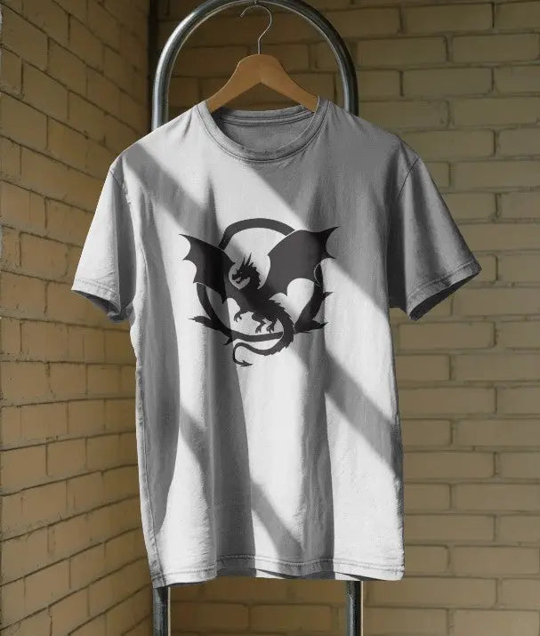 Western Dragon Classic Crew T-Shirt Fun Wear Hub
