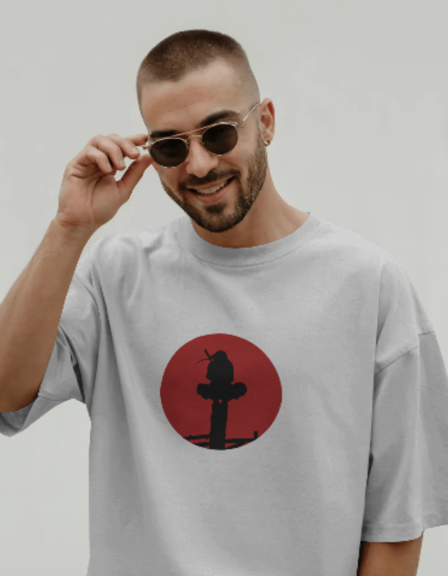 Itachi (Red moon) Classic Crew T-Shirt Fun Wear Hub